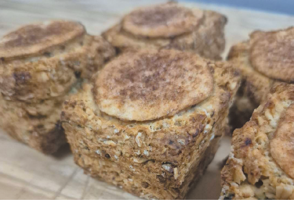 長芋と青のり・オートミールスコーン